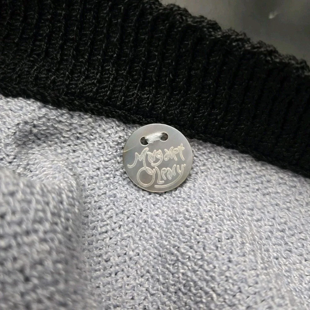 Vintage Margaret O'Leary Wool Blend Open‎ Sweater Jacket Women's Medium Career - Picture 7 of 8